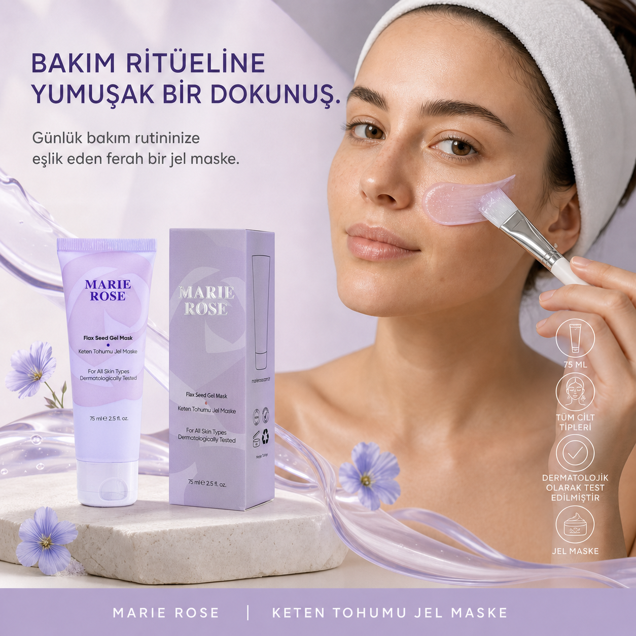 Keten Tohumu Jel Maske tanıtım görseli